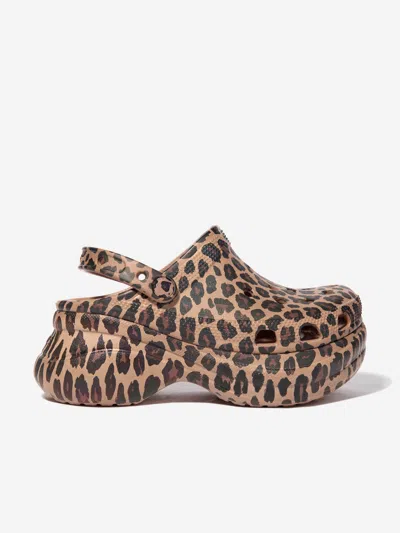 Crocs Kids' Girls Bae Animal Clog In Animal Print