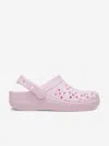Crocs Girls  Floral Cutout Clogs In Pink