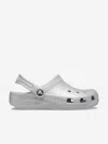 Crocs Girls  Classic Glitter Clog In Silver