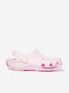 Crocs Girls Classic Star Sparkle Clog In Pink