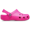 Crocs Unisex Classic Neon Highlighter Clogs - Big Kid In Pink/pink