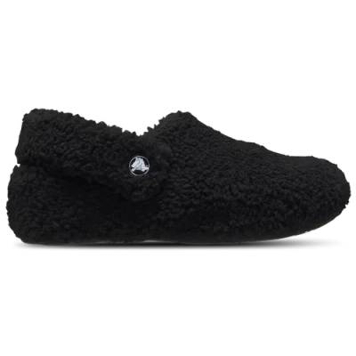 Crocs Kids' Girls  Classic Cozy Clogs In Black