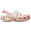 Crocs Girls  Classic Glow Marbled Clogs In Day Lily/multi