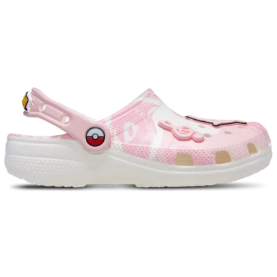 Crocs Kids' Girls   Pokémon Jigglypuff Classic Clogs In Pink/white