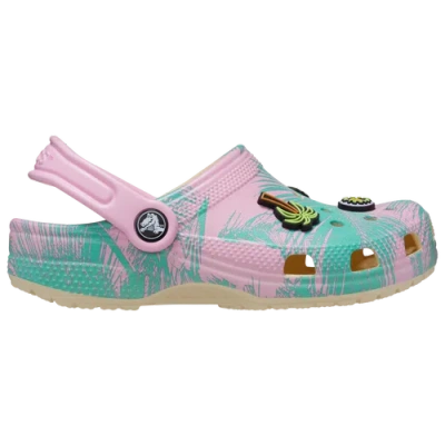 Crocs Kids' Girls  Spring Break Clogs In Multi/jadestone