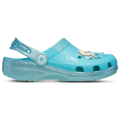 Crocs Kids' Girls  Frozen Elsa Classic Clogs In Multi/blue