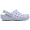 Crocs Toddler Classic Floral Cut-out Clog In Blue