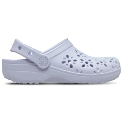 Crocs Kids' Girls Preschool   Floral Cutout Clogs In Blue