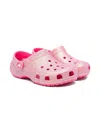 Crocs Glitter-detail Clogs In Pink