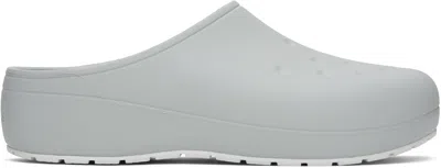 Crocs Gray Classic Quiet Clogs In Mirage