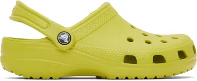 Crocs Classic Lined Clog In Cyber Yellow