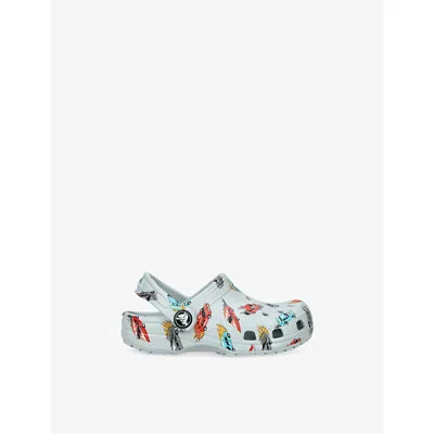 Crocs Kids' Race Car Rubber Clogs Grey Eur 27 / 9 Uk