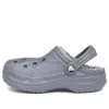 Crocs (gs)  Baya Lined Clogs 'charcoal' In Gray