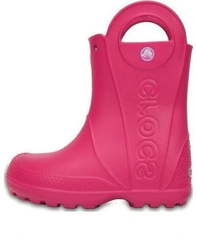 Crocs (gs)  Candy Pink Handle It Rain Boots 'pink'