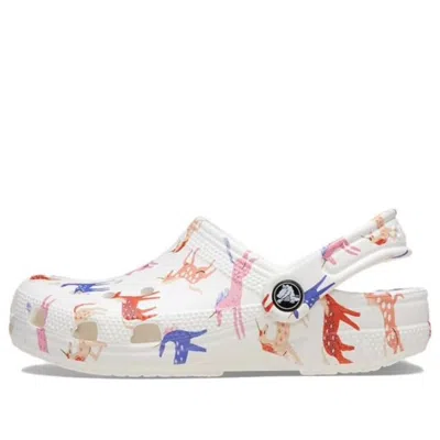 Crocs (gs)  Classic Character Print Clog K 'white Red Blue' In Multi