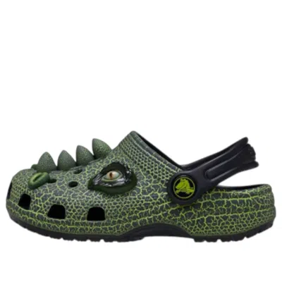 Crocs (gs)   Classic Clog 'iam Scary Dino' In Green