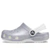 Crocs (gs)  Classic Glitter Sandals 'silver White'