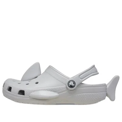 Crocs (gs)  Classic I Am Shark Clogs 'grey' In Gray