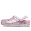Crocs (gs)  Classic Lined Glitter Clogs 'pink'