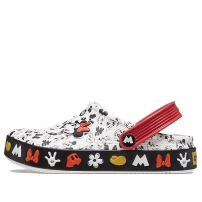 Crocs (gs)  Classic X Mickey Mouse Clogs 'white Red Black' In Multi