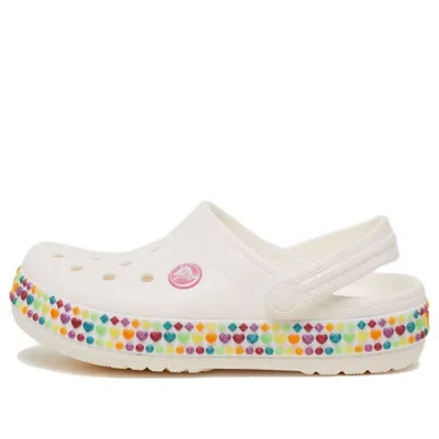 Crocs (gs)  Crocband Gem Band Clogs 'white Multi'