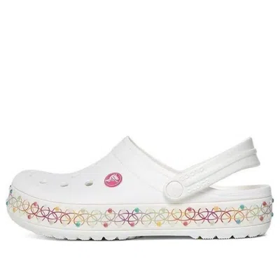 Crocs (gs)  Crocband Stretch Necklace Clog 'white Multi'