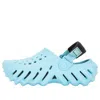 Crocs Perforated-detail Rubber Clog In Blue