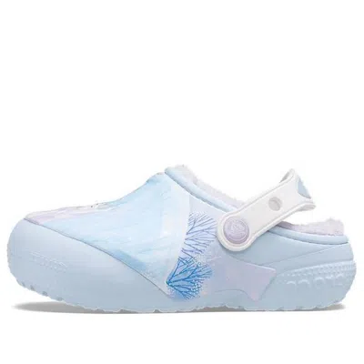 Crocs (gs)  Fun Lab Lined Disney Frozen Ii Clogs 'sky Blue'