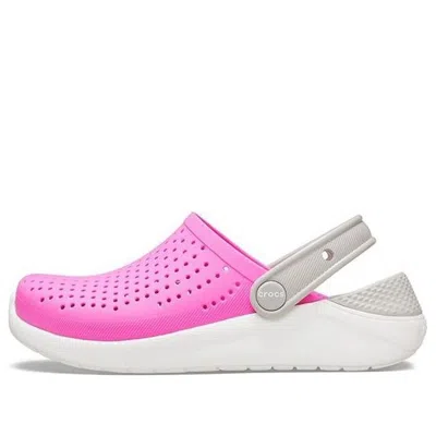 Crocs (gs)  Literide Clogs 'pink White Grey'