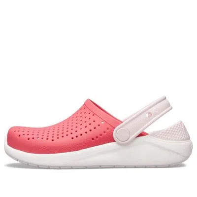 Crocs (gs)  Literide Clogs 'white Pink' In Multi