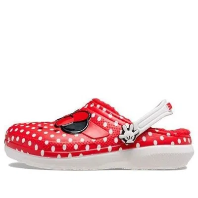 Crocs (gs)  X Disney Minnie Mouse Classic Clogs 'red White Black' In Multi