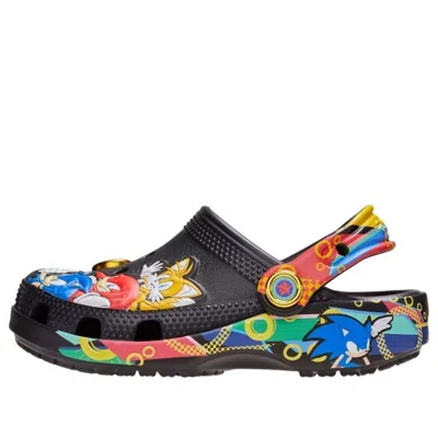 Crocs (gs)  X Sega Sonic The Hedgehog Classic Clog 'black' In Multi