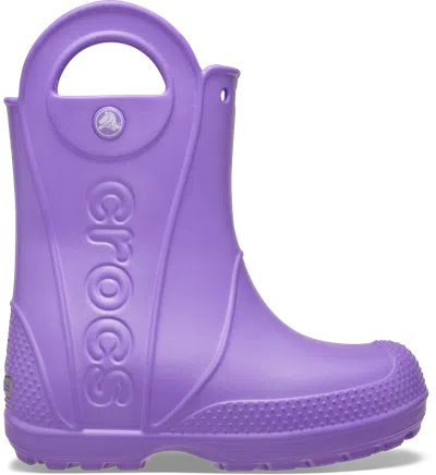 Crocs | Kids | Handle It Rain Boot | Boots | Purple Pulse | J3