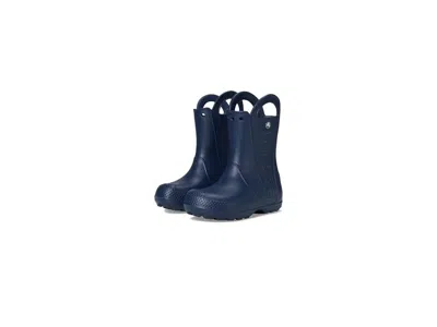 Crocs Handle It Rain Boots (big Kid/little Kid) Kids Shoes Navy Blue : 1 Little Kid M