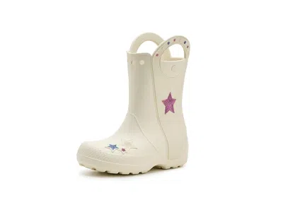 Crocs Handle It Rain Boots (big Kid/little Kid) Kids Shoes Western Summit White : 1 Little Kid M