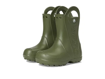Crocs Handle It Rain Boots (toddler) Kids Shoes Army Green : 10 Toddler M, Synthetic