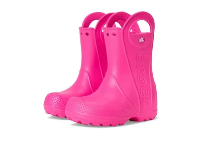 Crocs Handle It Rain Boots (toddler) Kids Shoes Pink Crush : 9 Toddler M, Synthetic