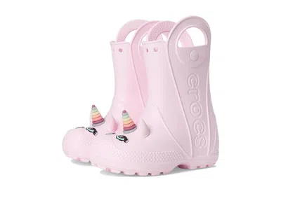 Crocs Handle It Rain Boots (toddler) Kids Shoes Pink Milk : 10 Toddler M, Synthetic