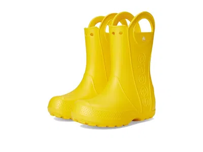 Crocs Handle It Rain Boots (toddler) Kids Shoes Yellow/yellow : 4 Toddler M, Synthetic