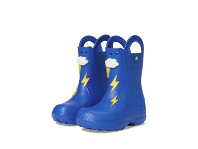 Crocs Handle It Rain Boots (toddler/little Kid) Kids Shoes Blue Bolt : 6 Toddler M