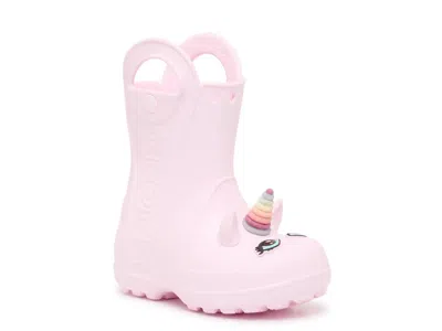 Crocs Handle It Unicorn Rain Boot Kids' In Pink Milk
