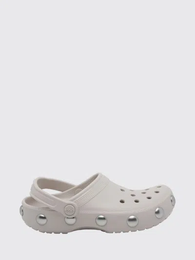 Crocs Heeled Sandal Woman Color Beige In Gray