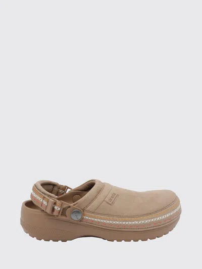 Crocs Heeled Sandal Woman Color Beige In Multi