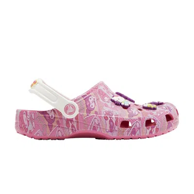 Pre-owned Crocs Hello Kitty X  Classic Clog Kids 'hello Kitty And Friends' | Pink | Kid's Size 13