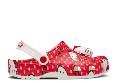 Crocs Hello Kitty X  Classic Clog 'red Polka Dots' In Multi