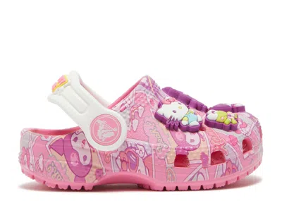 Crocs Babies'  Hello Kitty X  Classic Clog Toddler 'hello Kitty And Friends' In Pink