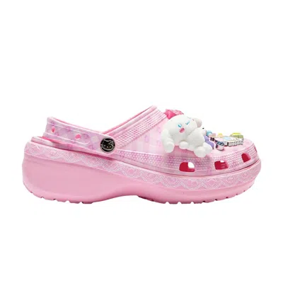Pre-owned Crocs Hello Kitty X  Platform Clog 'pastel Pink' | Men's Size 6