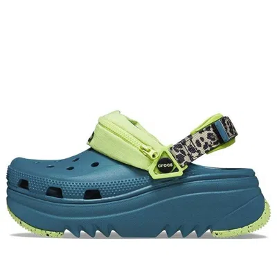 Crocs Hiker Xscape Animal Print Clog 'teal Green'