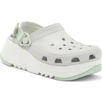 Crocs Hiker Xscape Marbled Platform Slingback Clog In Atmosphere