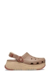 Crocs Hiker Xscape Marbled Platform Slingback Clog In Latte